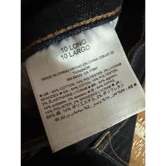 OLD NAVY Curvy Profile Jeans Womens Sz 10 Long Legs Mid Rise Skinny‎ Essential - Picture 9 of 11